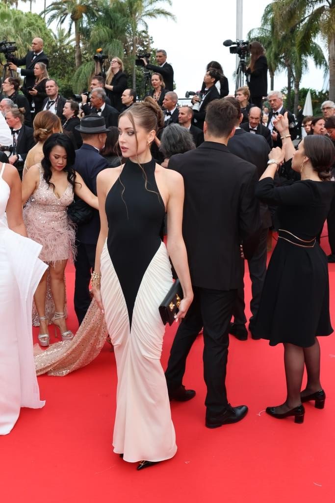 Cannes Film Festival VIP Packages 2026: Woman in evening dress on the red carpet at the Cannes Film Festival
