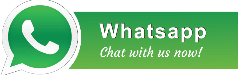 Green WhatsApp button with the text “Chat with us now!” in white.