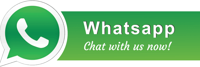 WhatsApp logo with online chat button.